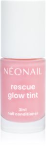 NEONAIL Rescue Glow Tint 3in1 Nail Conditioner Nourishing Nail Varnish