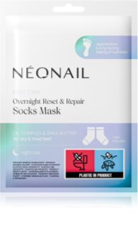 NEONAIL Foot Care Overnight Reset & Repair Socks Mask regenerierende Maske für die Füße in Sockenform für die Nacht 1 Paar