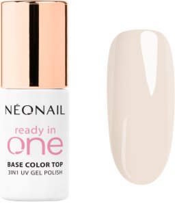 NEONAIL Ready In One 3in1 UV Gel Polish Gel Nail Polish with diamond dust shade 02 One Coconut Milk 7.2 ml