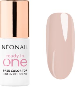 NEONAIL Ready In One 3in1 UV Gel Polish gel lak za nohte z diamantnim prahom odtenek 04 One Soft Beige 7.2 ml
