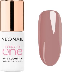 NEONAIL Ready In One 3in1 UV Gel Polish gel nail polish with diamond dust shade 06 One Dusty Rose 7.2 ml
