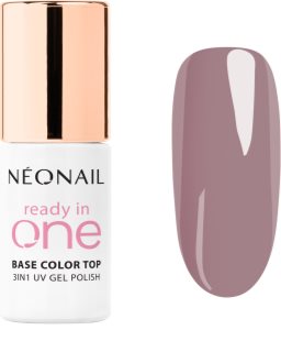 NEONAIL Ready In One 3in1 UV Gel Polish gel nail polish with diamond dust shade 08 One Mauve 7.2 ml