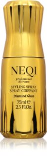 NEQI Diamond Glass Styling Spray formázó gél a puha és fényes hajért 75 ml