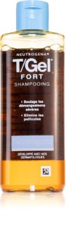 Neutrogena T/Gel Fort shampoing antipelliculaire pour cuir chevelu sec avec démangeaisons 150 ml