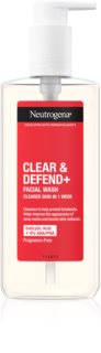 Neutrogena Clear & Defend+ Reinigungsgel gegen Akne 200 ml