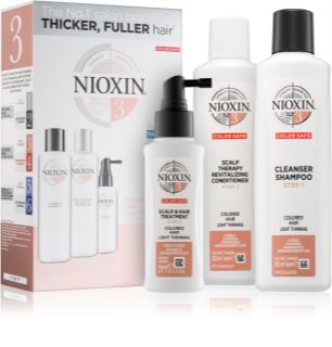 Nioxin System 3 Color Safe Gavesæt (Til farvet hår)