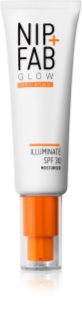 NIP+FAB Glow Illuminate rozjasňujúci pleťový krém SPF 30 50 ml