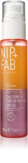 NIP+FAB Peptide Fix SPF 50 τονωτικό σπρέι προσώπου SPF 50 75 ml