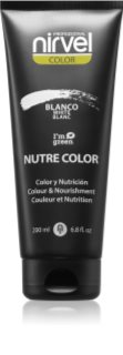 Nirvel Nutre Color tápláló tonizáló maszk hajra árnyalat Blanco 200 ml