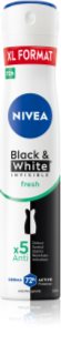 NIVEA Black & White Invisible Fresh + Antibacterial Antiperspirant Spray Til kvinder 200 ml