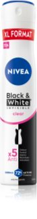 NIVEA Black & White Invisible Clear antyperspirant w sprayu dla kobiet 200 ml
