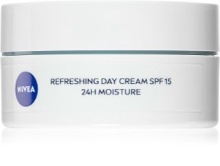 NIVEA 24 h Moisture crème de jour rafraîchissante à la vitamine E SPF 15 50 ml