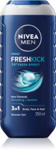 NIVEA MEN Fresh Kick Duschgel für Herren 250 ml