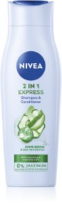 NIVEA 2in1 Care Express Protect & Moisture szampon z odżywką 2w1 250 ml
