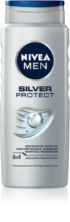 NIVEA MEN Silver Protect Duschgel für Herren 500 ml