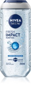 NIVEA MEN Pure Impact Duschtvål för män 250 ml