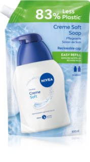 NIVEA Creme Soft Šķidrās ziepes uzpilde 500 ml