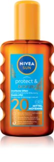 NIVEA SUN Protect & Bronze suchy olejek do opalania SPF 20 200 ml