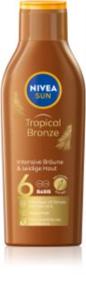 Nivea Sun Tropical Bronze leche bronceadora SPF 6 incluye diferentes colores 200 ml