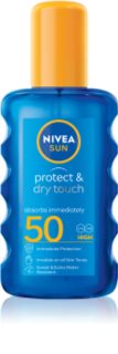 NIVEA SUN Protect & Dry Touch spray solaire invisible SPF 50 200 ml