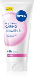 NIVEA Caring odżywczy krem na dzień do skóry suchej SPF 15 50 ml