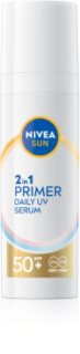 NIVEA SUN Daily UV Serum Primer Make-up Grundierung 2 in 1 SPF 50+ 30 ml
