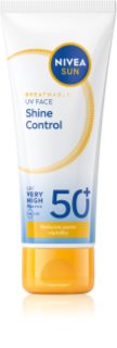 NIVEA SUN Shine Control pleťový krém na opalování SPF 50+ SPF 50+ 40 ml