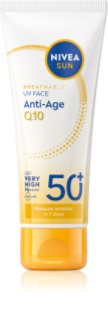 NIVEA SUN Anti-Age Q10 pleťový krém na opalování s protivráskovým účinkem SPF 50+ 40 ml