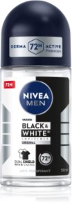 NIVEA MEN Invisible Black & White Antitranspirant-Deoroller für Herren 50 ml