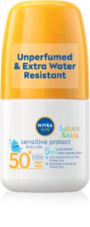 NIVEA SUN Sensitiv Sollotion til børn Roll-on SPF 50+ 50 ml