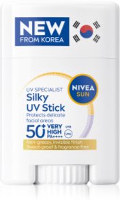 NIVEA SUN Silky UV Stick слънцезащитен крем в стик SPF 50+ 15 гр.