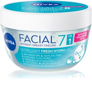 NIVEA Facial Plumping Hydro Gel gel hidratante para rostro con ácido hialurónico 100 ml