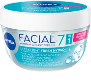 NIVEA Facial Plumping Hydro Gel hydratační pleťový gel s kyselinou hyaluronovou 100 ml