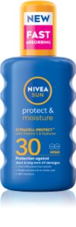 NIVEA SUN Protect & Moisture слънцезащитен хидратиращ спрей SPF 30 200 мл.