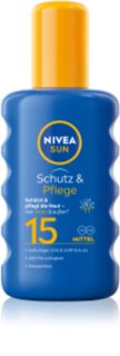 NIVEA SUN Protect & Moisture спрей за загар SPF 15 200 мл.