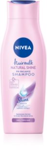 NIVEA Hairmilk Natural Shine szampon pielęgnujący
