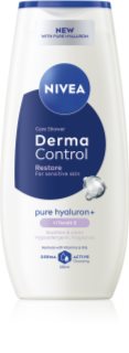 NIVEA Derma Control Restore Mitrinoša dušas želeja ar hialuronskābi