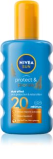 Nivea Sun Protect & Bronze intensives Bräunungsspray SPF 20 200 ml