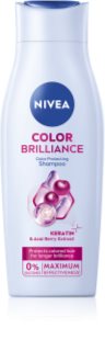NIVEA Color Brilliance champú nutritivo para cabello teñido