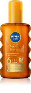 NIVEA SUN Izsmidzināma sauļošanās eļļa SPF 6 200 ml