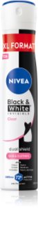 NIVEA Black & White Invisible Clear антиперспирант-спрей за жени 200 мл.