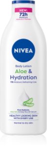 NIVEA Aloe & Hydration könnyű testápoló krém 400 ml