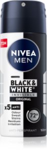 NIVEA MEN Invisible Black & White antiperspirant ve spreji pro muže
