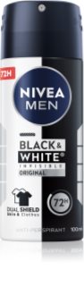 NIVEA MEN Invisible Black & White spray anti-transpirant pour homme