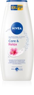 NIVEA Care & Relax Sprchový gel a pěna do koupele 750 ml