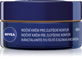 NIVEA Anti-Wrinkle Contouring liftinges éjszakai krém az arc kontúrjának megerősítésére a vonalak kisimítására 65+ 50 ml
