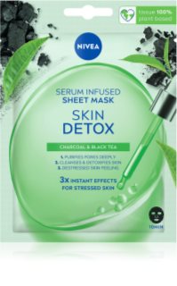 NIVEA Urban Skin Detox masque nettoyant et détoxifiant au charbon actif 1 pcs