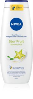 NIVEA Care Shower Star Fruit & Monoi Oil hidratáló tusoló gél 500 ml