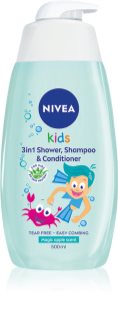 NIVEA Kids Magic Apple Mahe dušigeel ja šampoon lastele kolm-ühes 500 ml