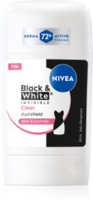 NIVEA Black & White Invisible Clear твърд антиперспирант 50 мл.